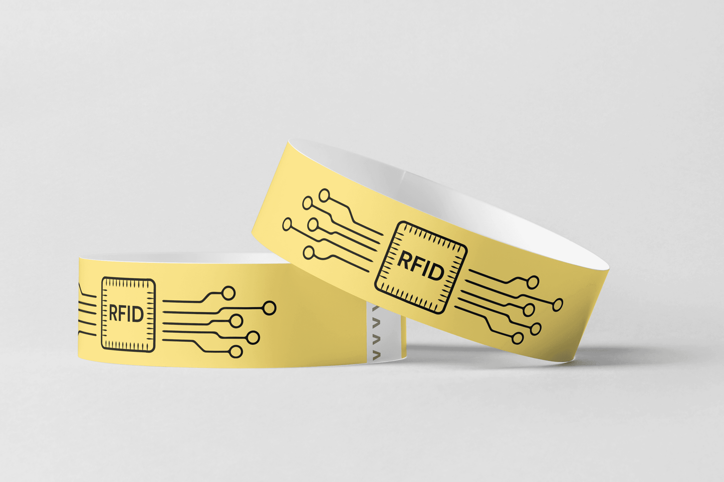 RFID Paper Wristbands - Colour Print And Mifare UL EV1 Paper wristbands JM Band®