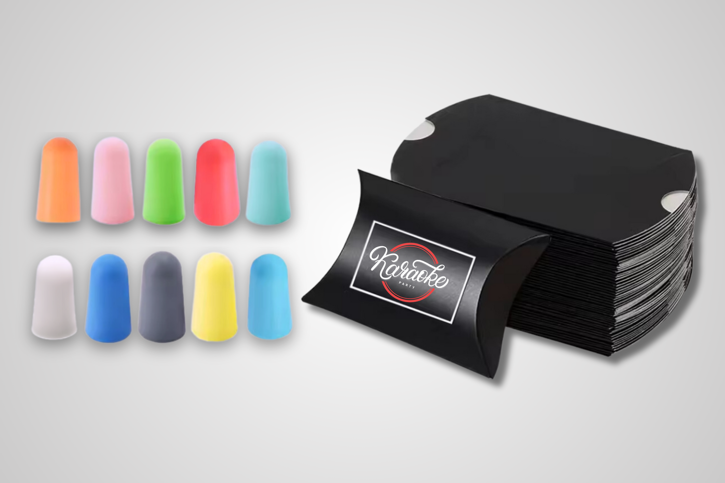 A photo of Custom Earplugs with Box from JM Band®. Purchase Earplugs in short time here.
