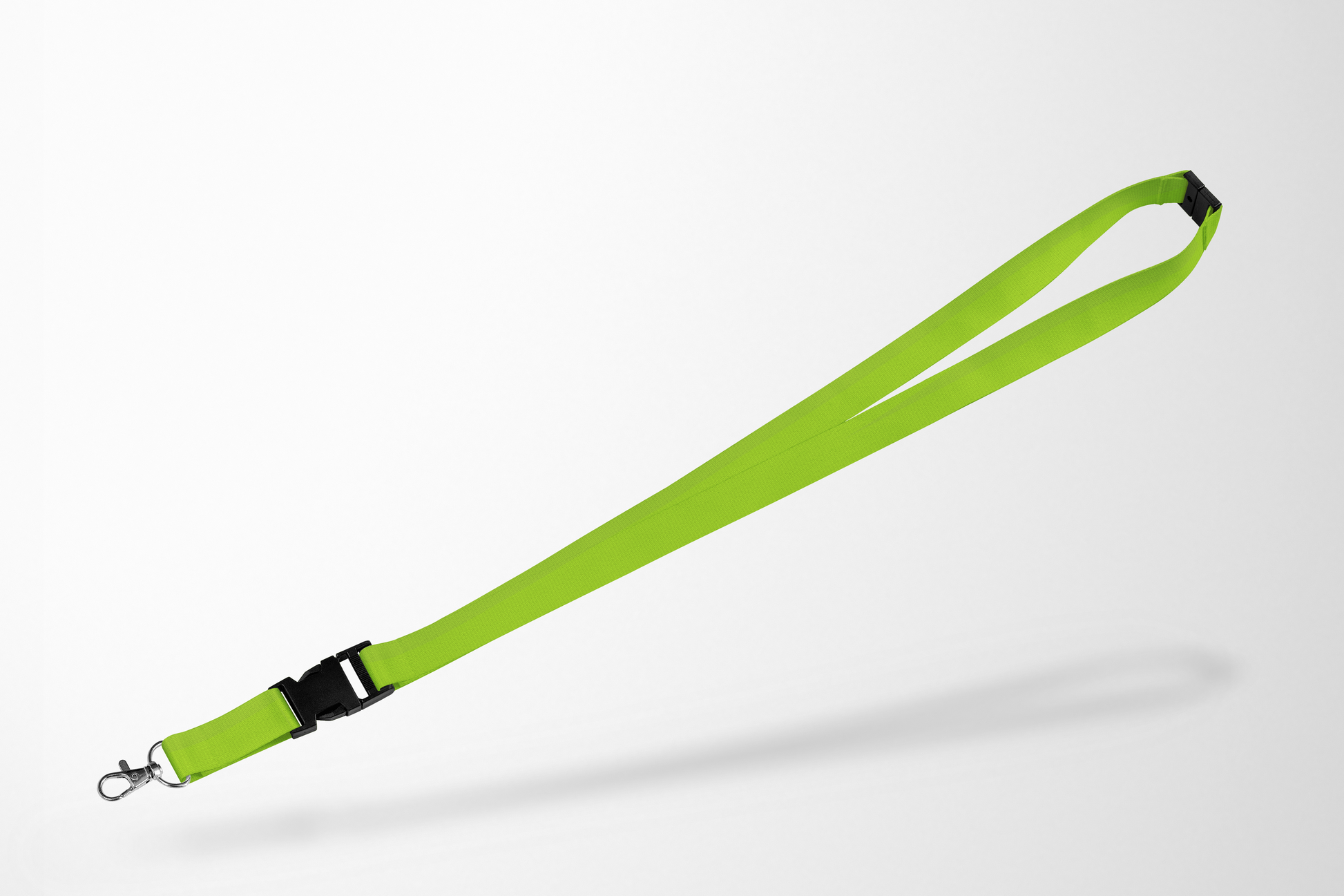 A photo of Colourful Lanyards in stock from JM Band®. Purchase Lanyards in green here.