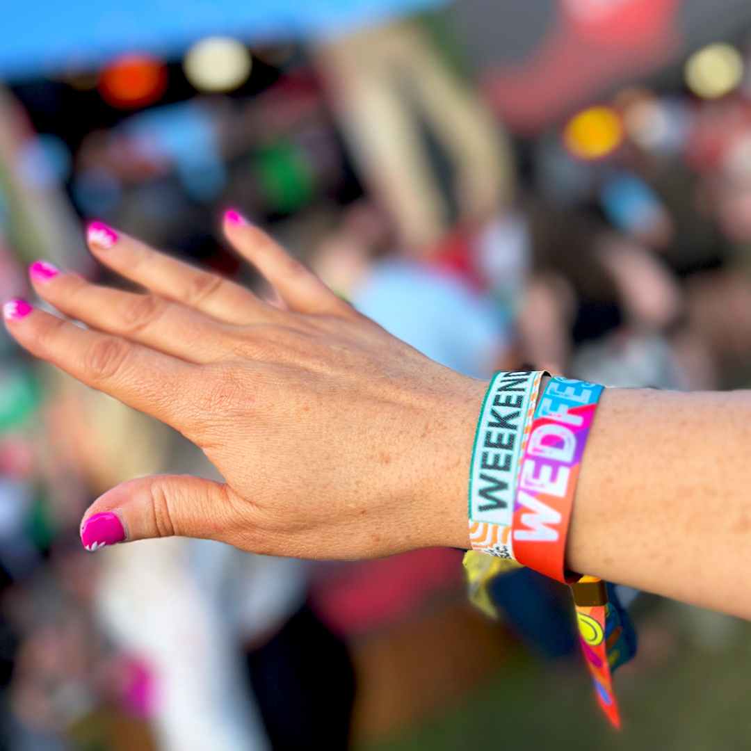 Bedrukte Festival bandjes