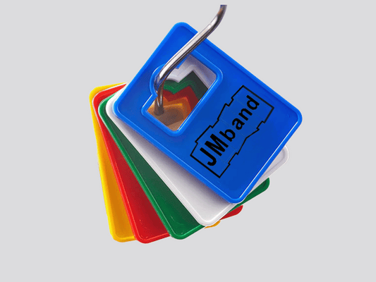 Plastic Cloakroom Numbers D 100 Pcs with Print Tickets JM Band®