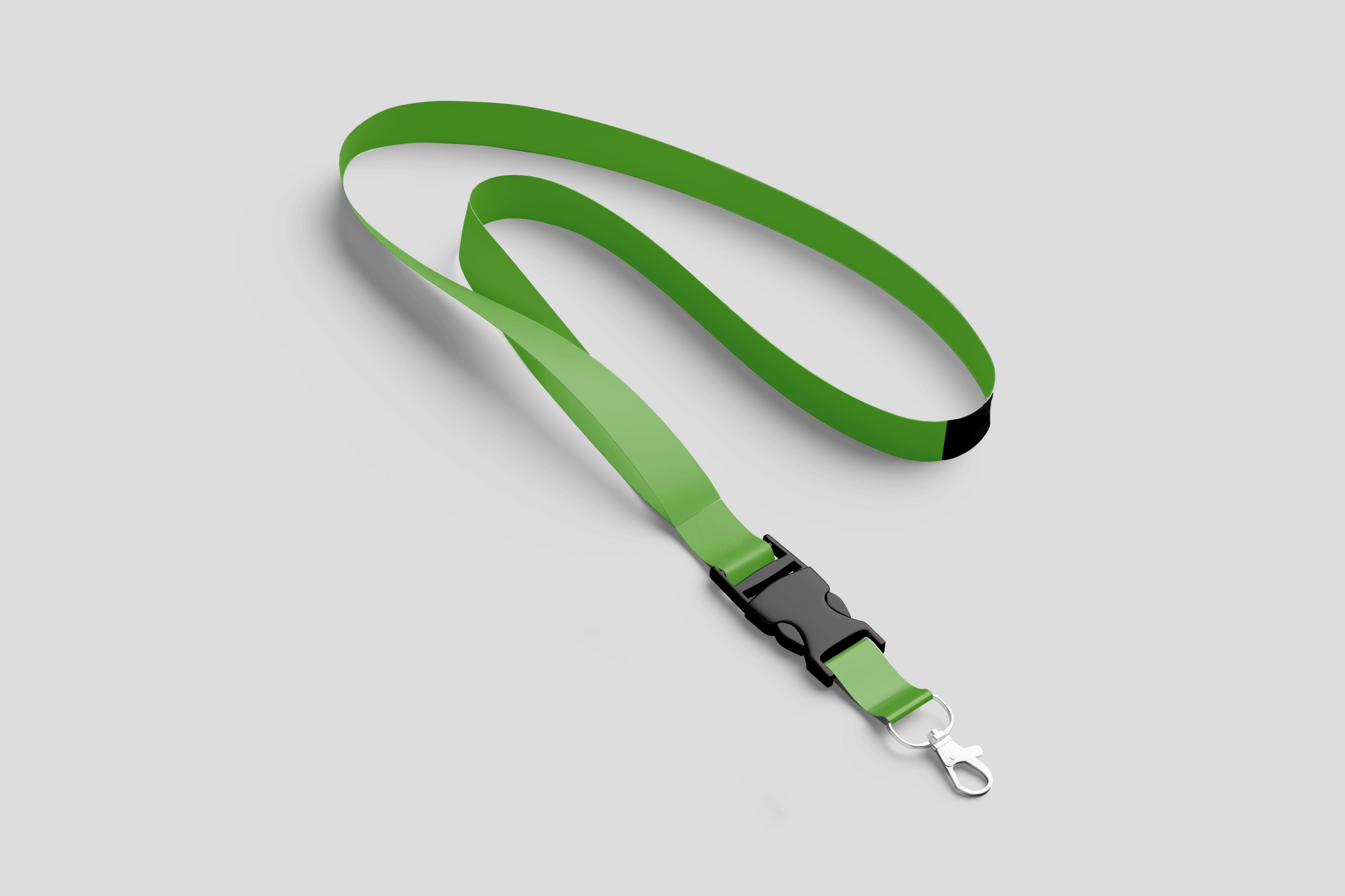 Plain Lanyards Lanyards JM Band® 1 Green