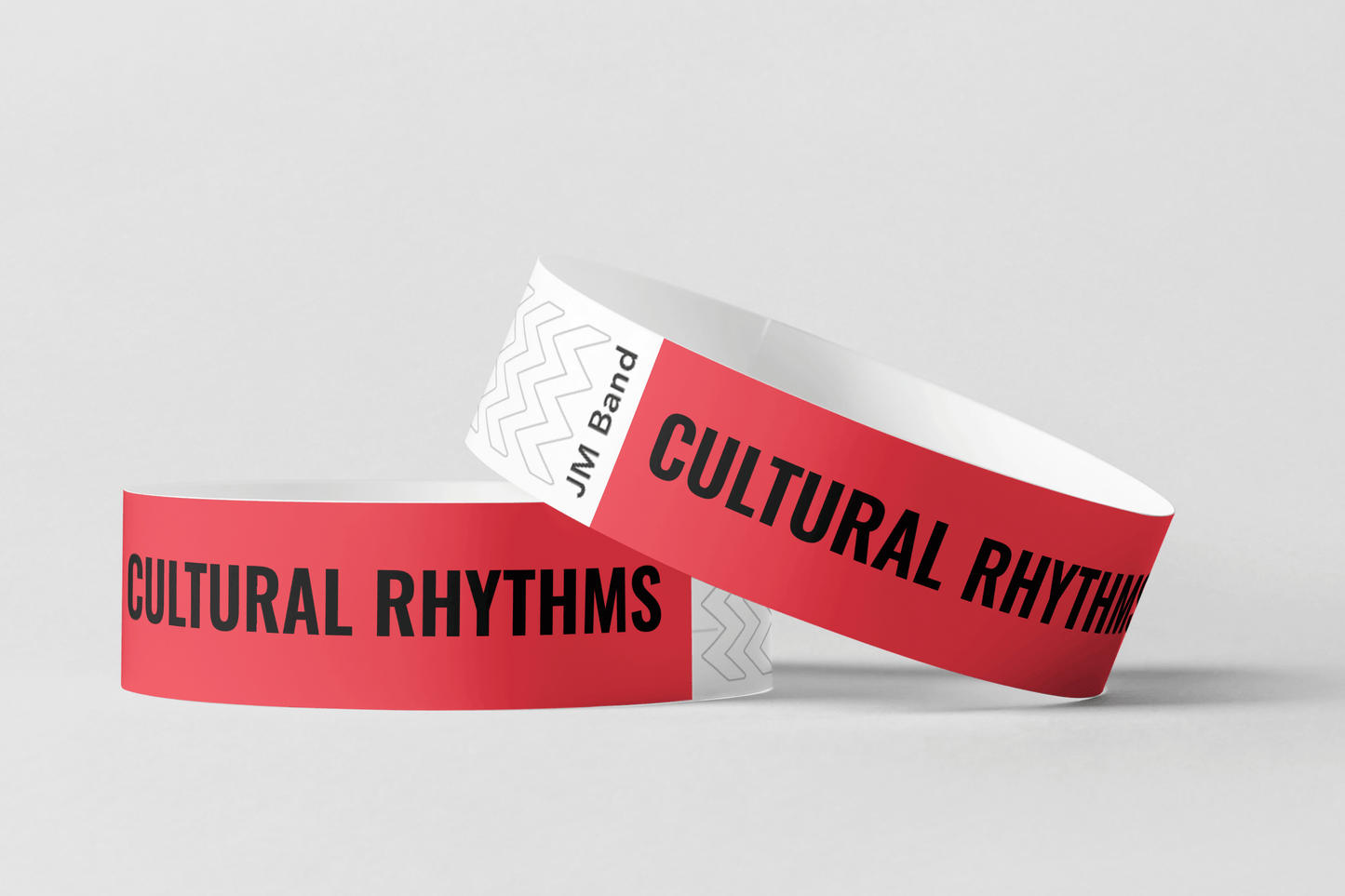 Paper Wristbands Print - Inquire Paper wristbands JM Band EU 10 Red