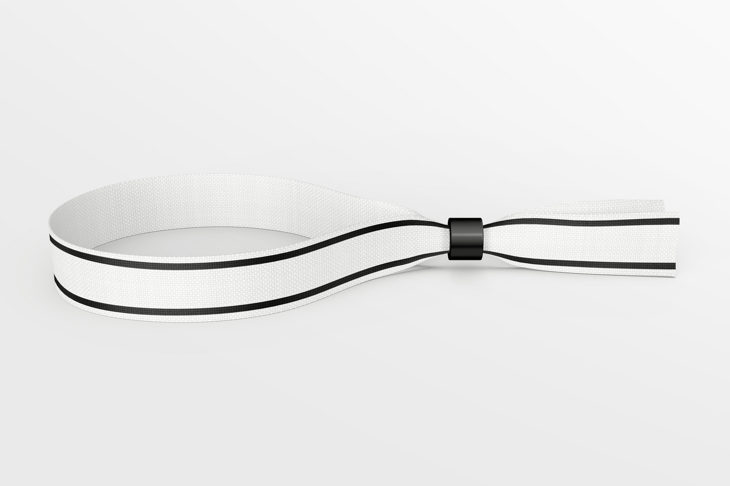 Fabric Wristbands in Stock Fabric Wristbands JM Band EU 50 White