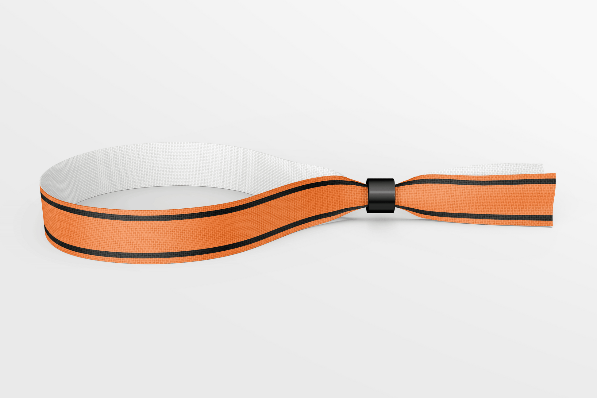 Fabric Wristbands in Stock Fabric Wristbands JM Band® 50 Orange A