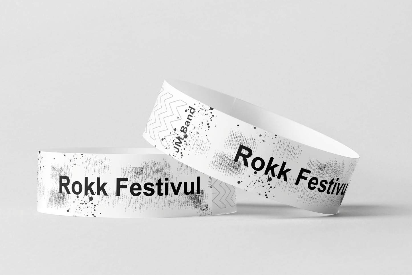 Paper Wristbands - Error Print Paper wristbands JM Band EU