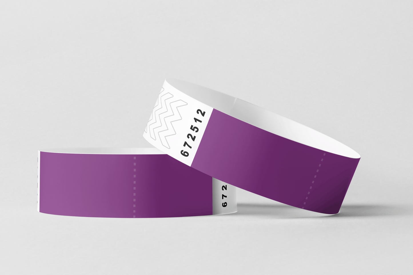 Paper Wristbands With Coupon Paper wristbands JM Band® 10 Purple
