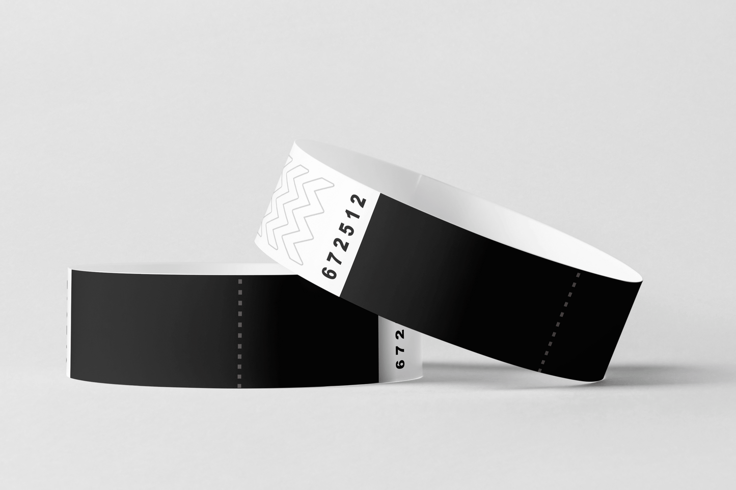 Paper Wristbands With Coupon Paper wristbands JM Band® 10 Black