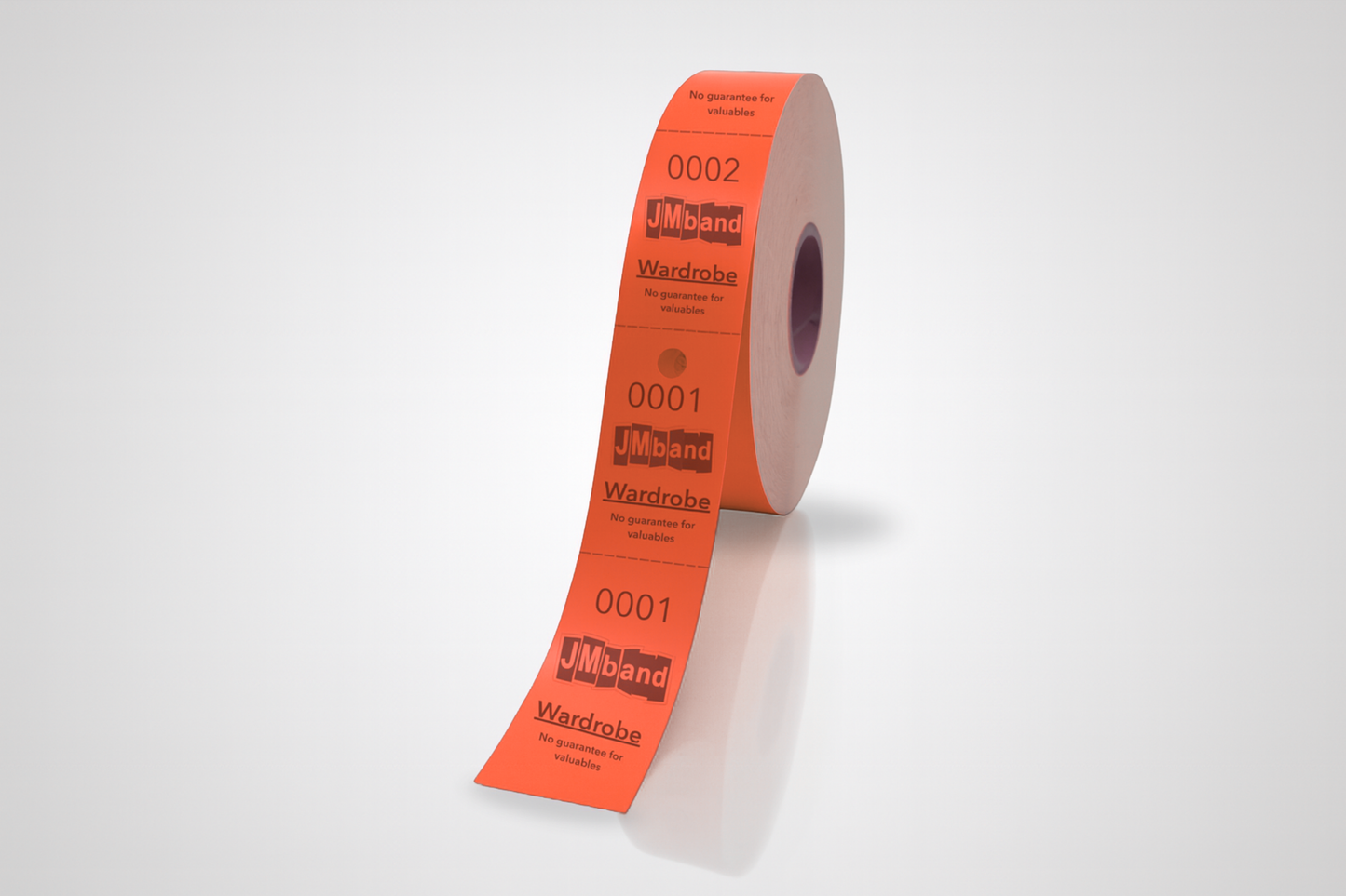 Garderobenummers papier