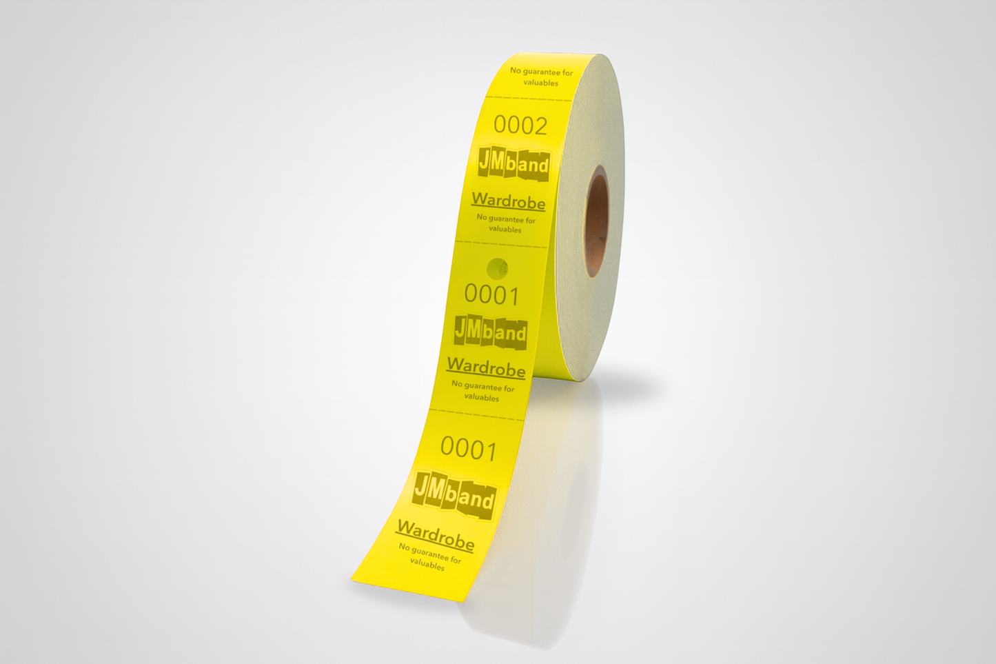 Garderobenummers papier