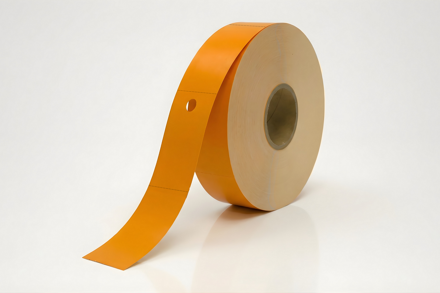 2-delige thermische garderobekaartjes op rol