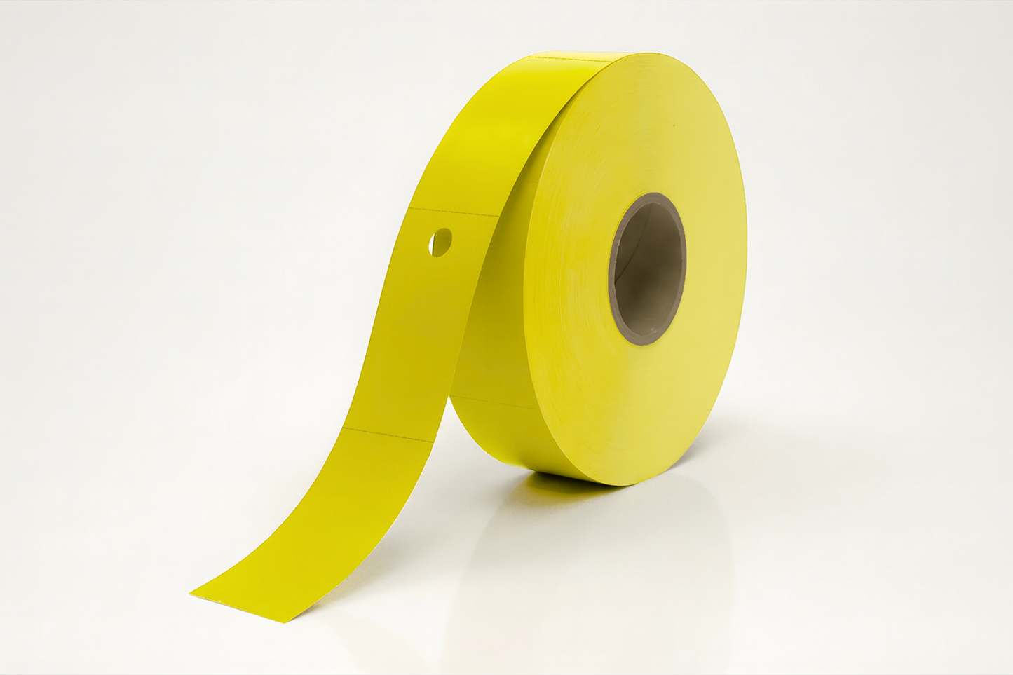 2-delige thermische garderobekaartjes op rol