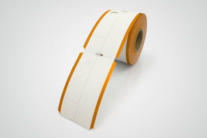 3-delige thermische garderobekaartjes op rol