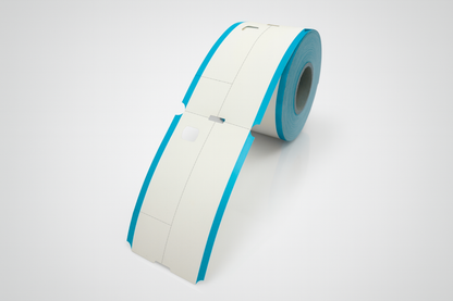 3-delige thermische garderobekaartjes op rol