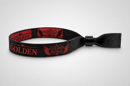 Festivalpolsbandjes geweven met metallic draad