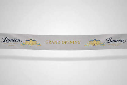 Inauguratielint met kleurenprint