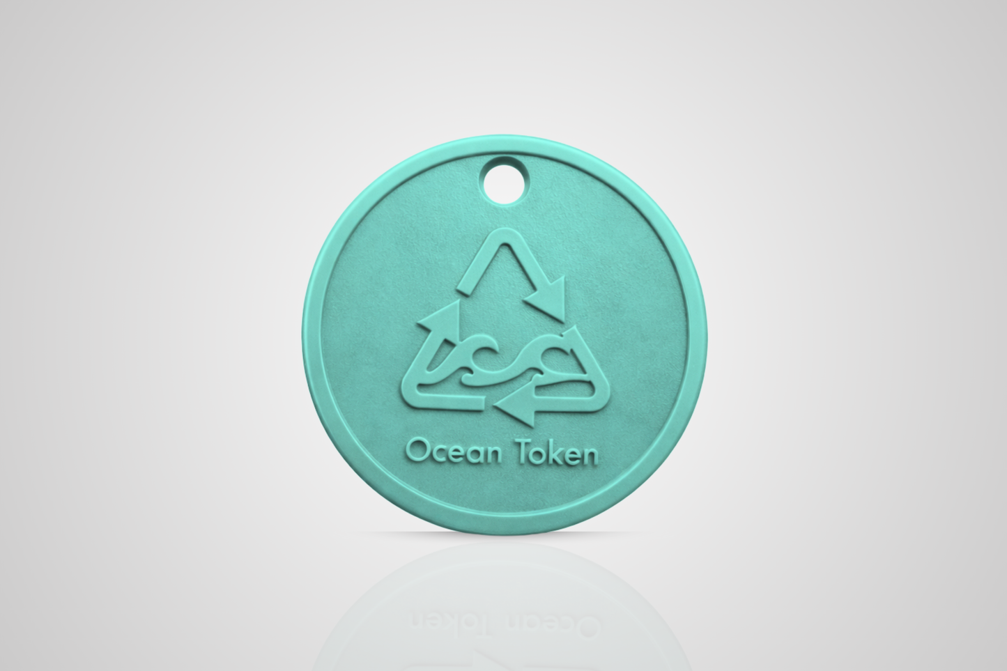 Oceaan plastic tokens op voorraad