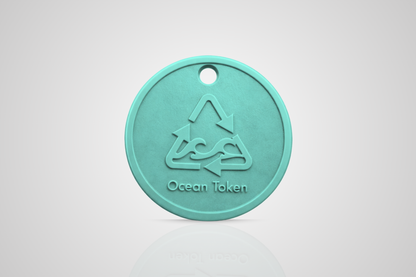 Oceaan plastic tokens op voorraad