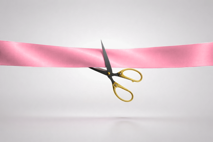 Roze ECO satijnen inauguratielint zonder opdruk van JM Band®.