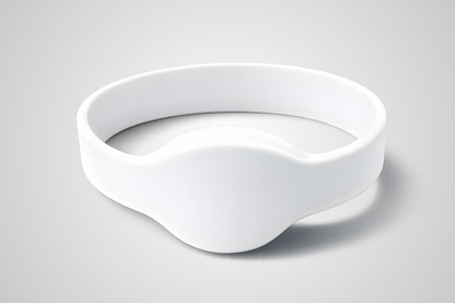De NFC-siliconen polsband JM01 van JM Band® is een white label product.