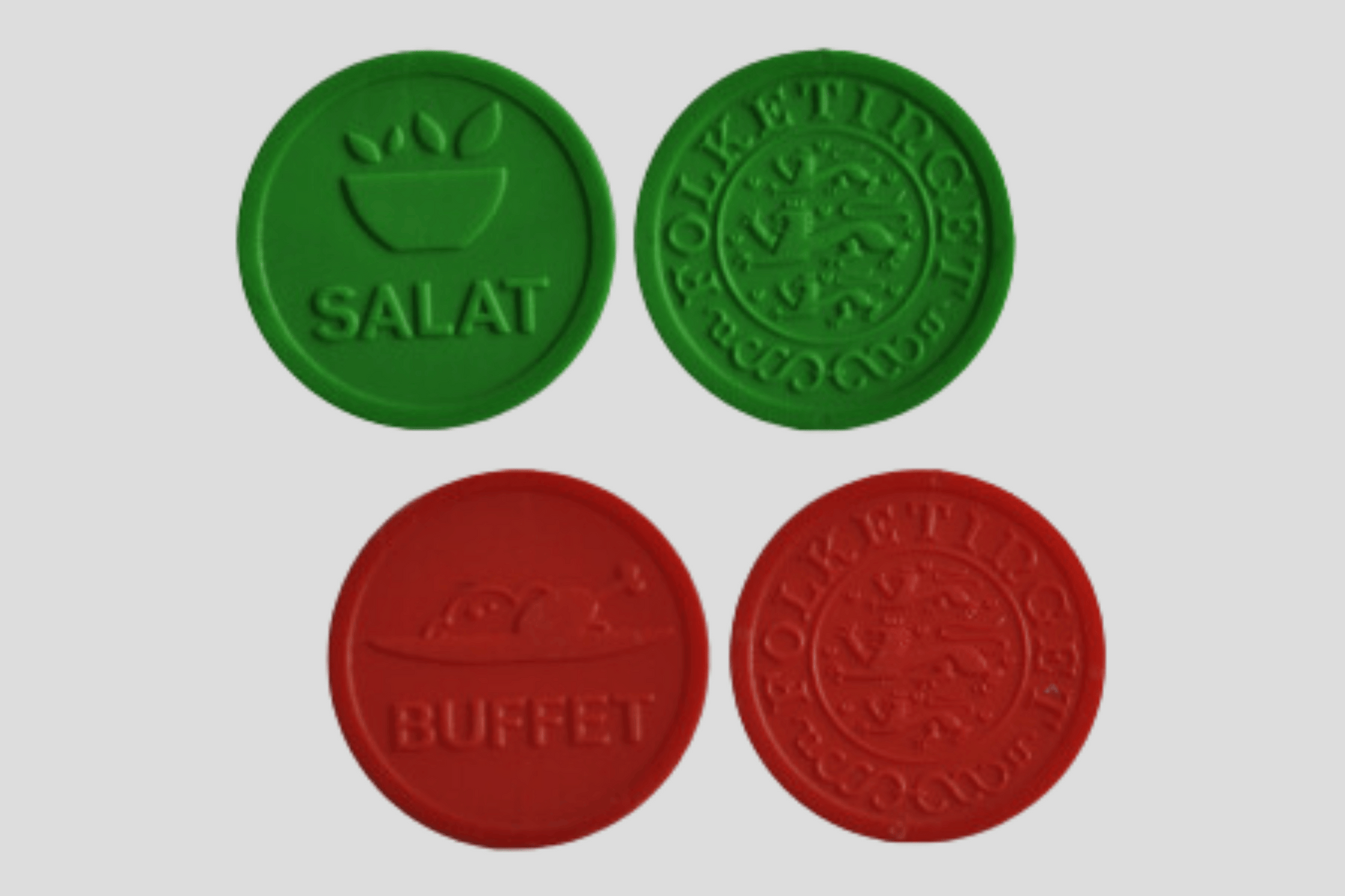 Embossed Plastic Tokens Tokens JM Band®