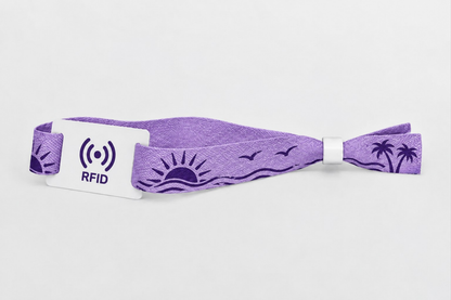 RFID-polsbandjes van bamboestof met print
