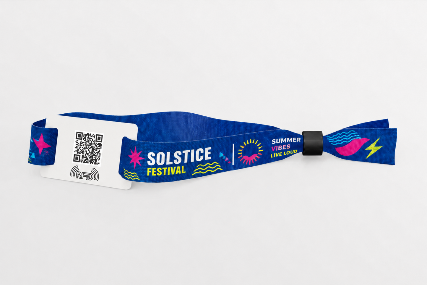 RFID-polsbandjes van stof met opdruk