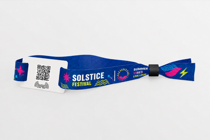 RFID-polsbandjes van stof met opdruk
