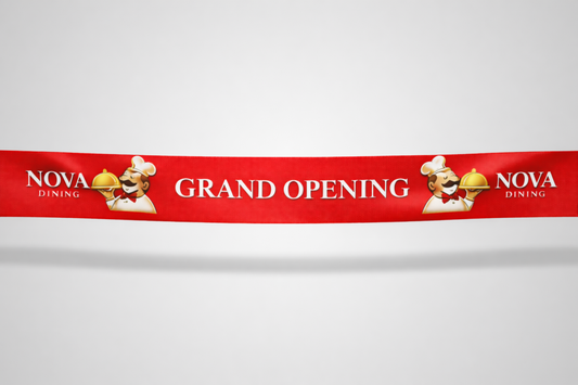 Inauguratielint met kleurenprint