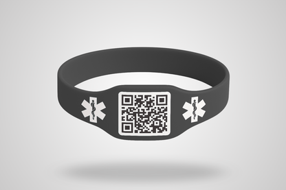 Siliconen polsbandjes met QR-code