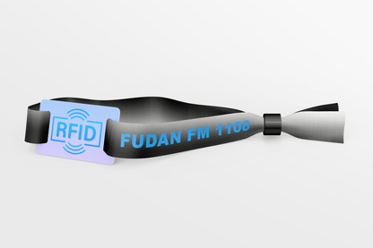 Stoffen polsbandjes met Fudan FM 1108 Stoffen polsbandjes JM Band®