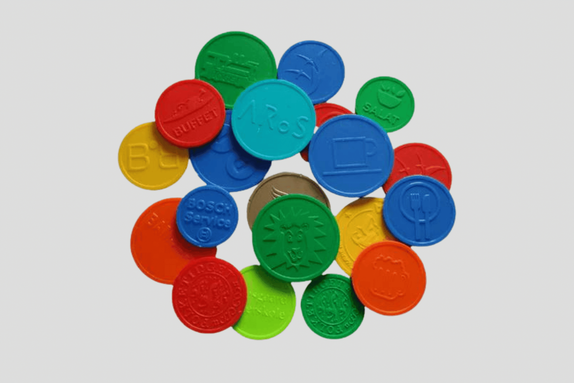 Embossed Plastic Tokens Tokens JM Band®